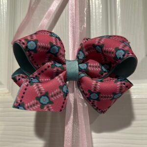 Matilda Jane Pink and Blue Kids Hair Bow